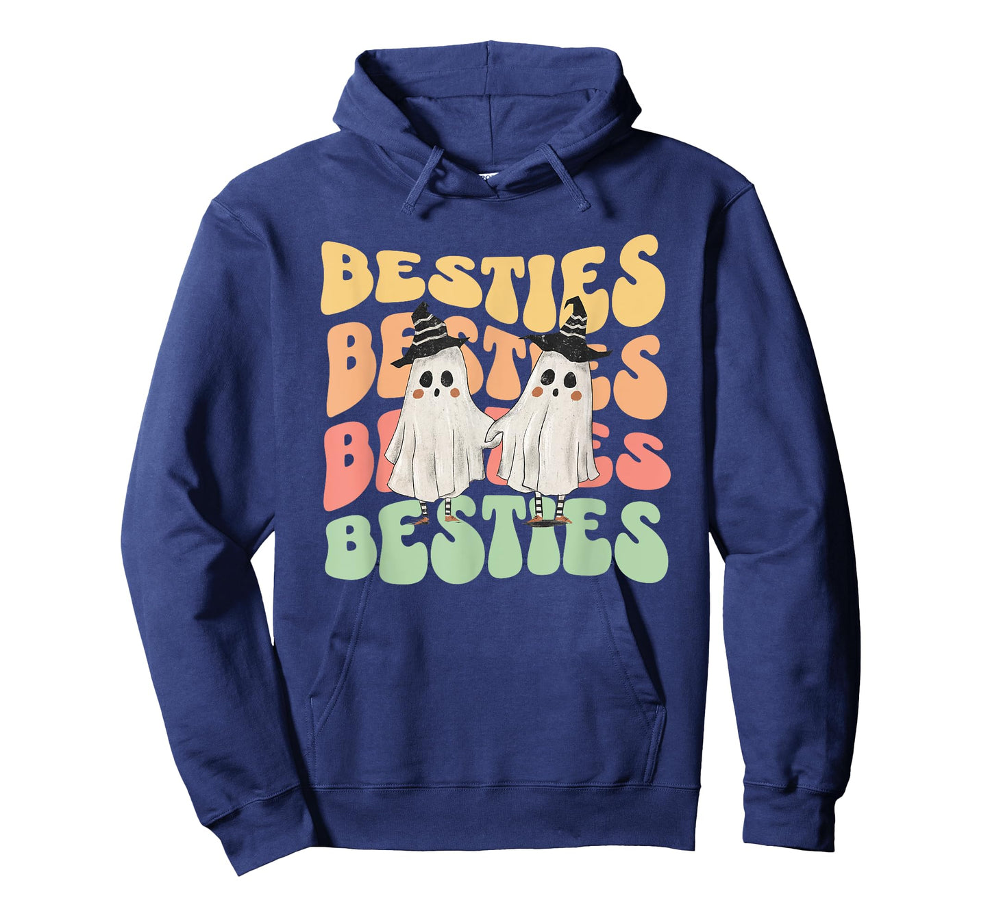 Halloween Couples Costume for Best Friends Besties Ghosts T-Shirt
