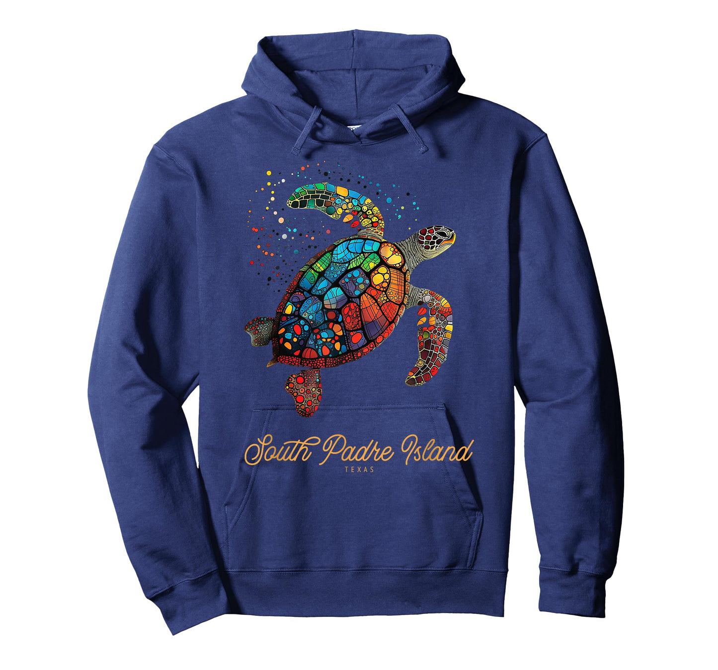 South Padre Island Vintage Retro Texas Sea Turtle Holiday T-Shirt