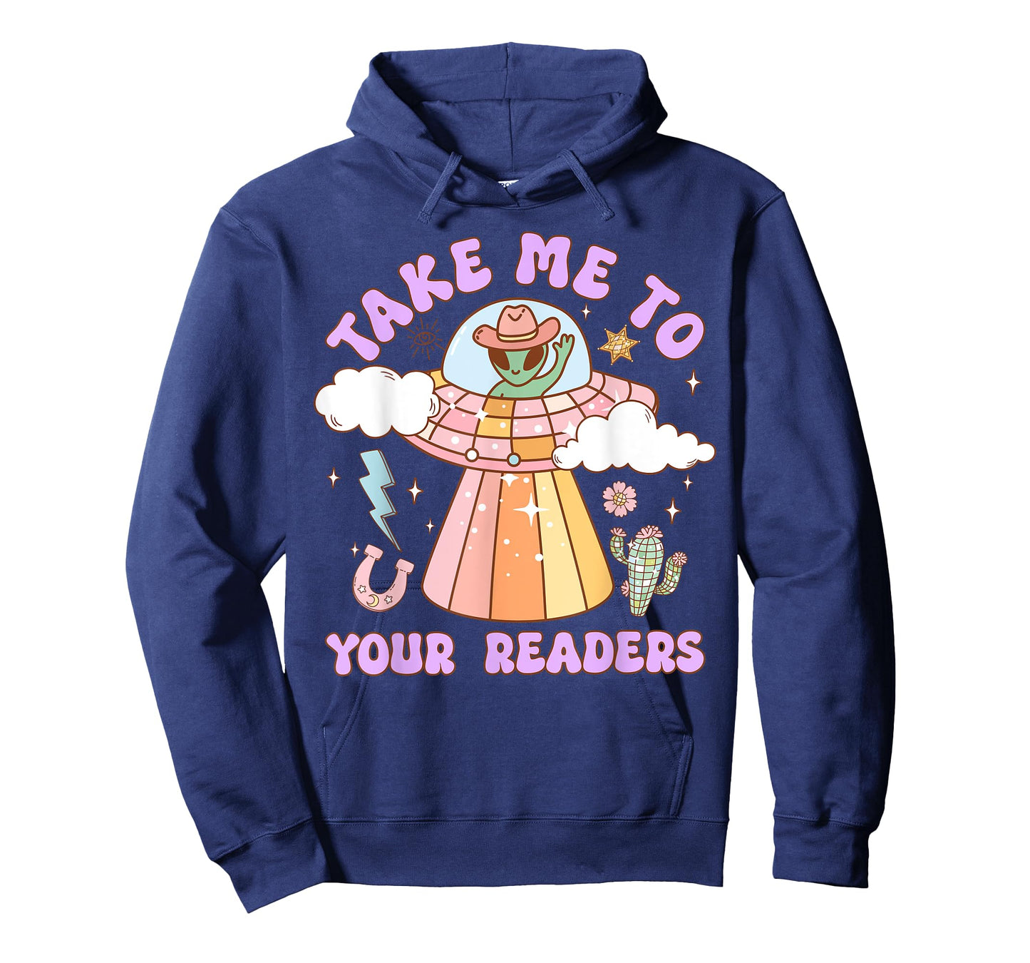 Take Me to Your Readers Alien Teacher Halloween Literacy T-Shirt