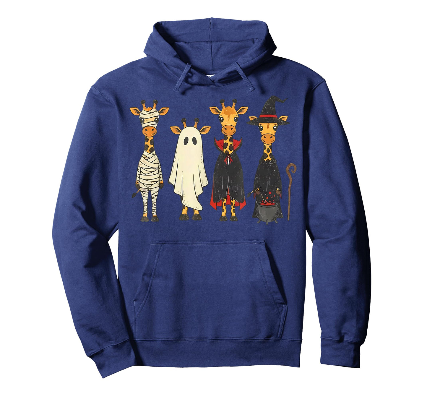 Spooky Ghost Giraffe Halloween Funny African Animal Lover T-Shirt