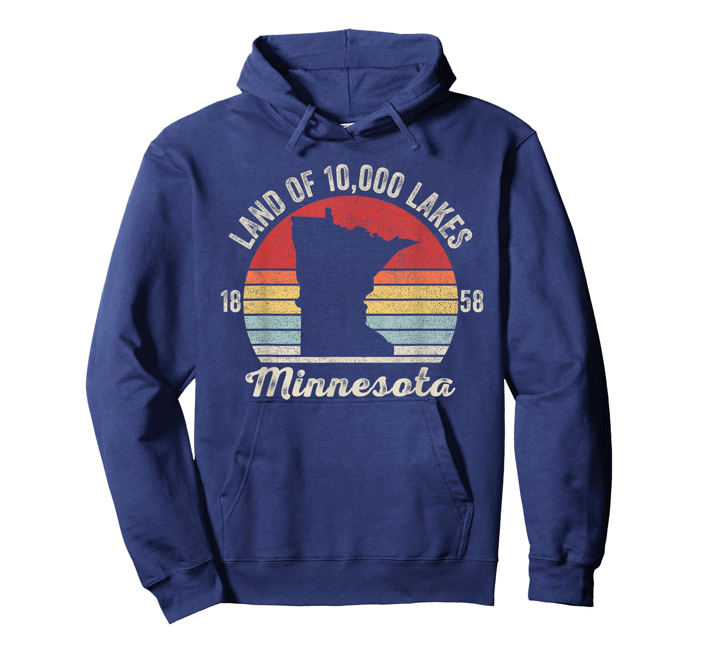 Catch Some Rays Vintage Retro Land of 10,000 Lakes 1858 Minnesota T-Shirt