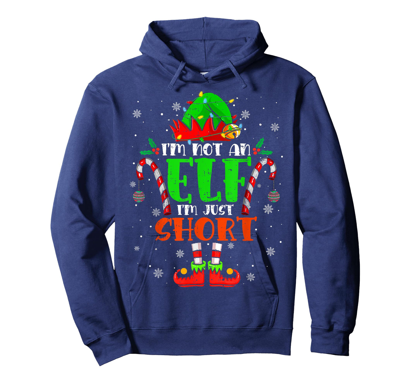 I'm Not an Elf I'm Just Short Family Christmas Pjs Matching T-Shirt