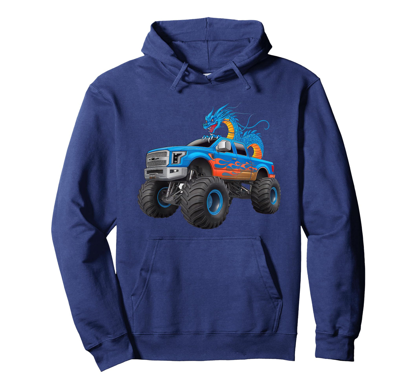 Monster Truck For Toddlers Family Birthday Boys Car Dragon T-Shirt