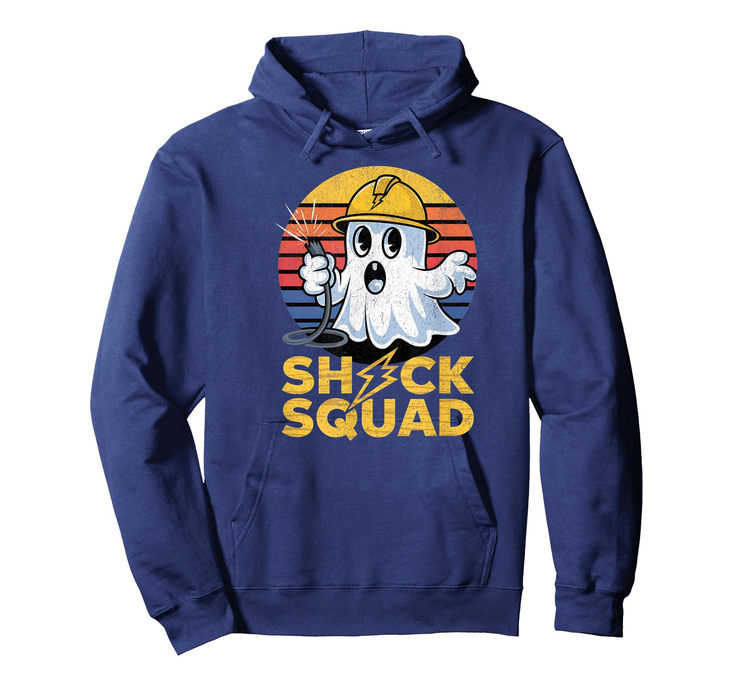 Shock Squad Halloween Ghost Spooky Electrical Engineer T-Shirt