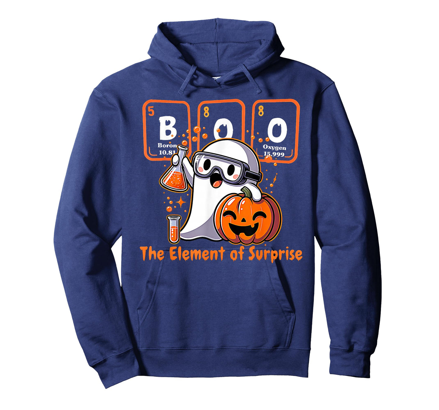Chemistry Boo The Element of Surprise Cute Chemist Halloween T-Shirt