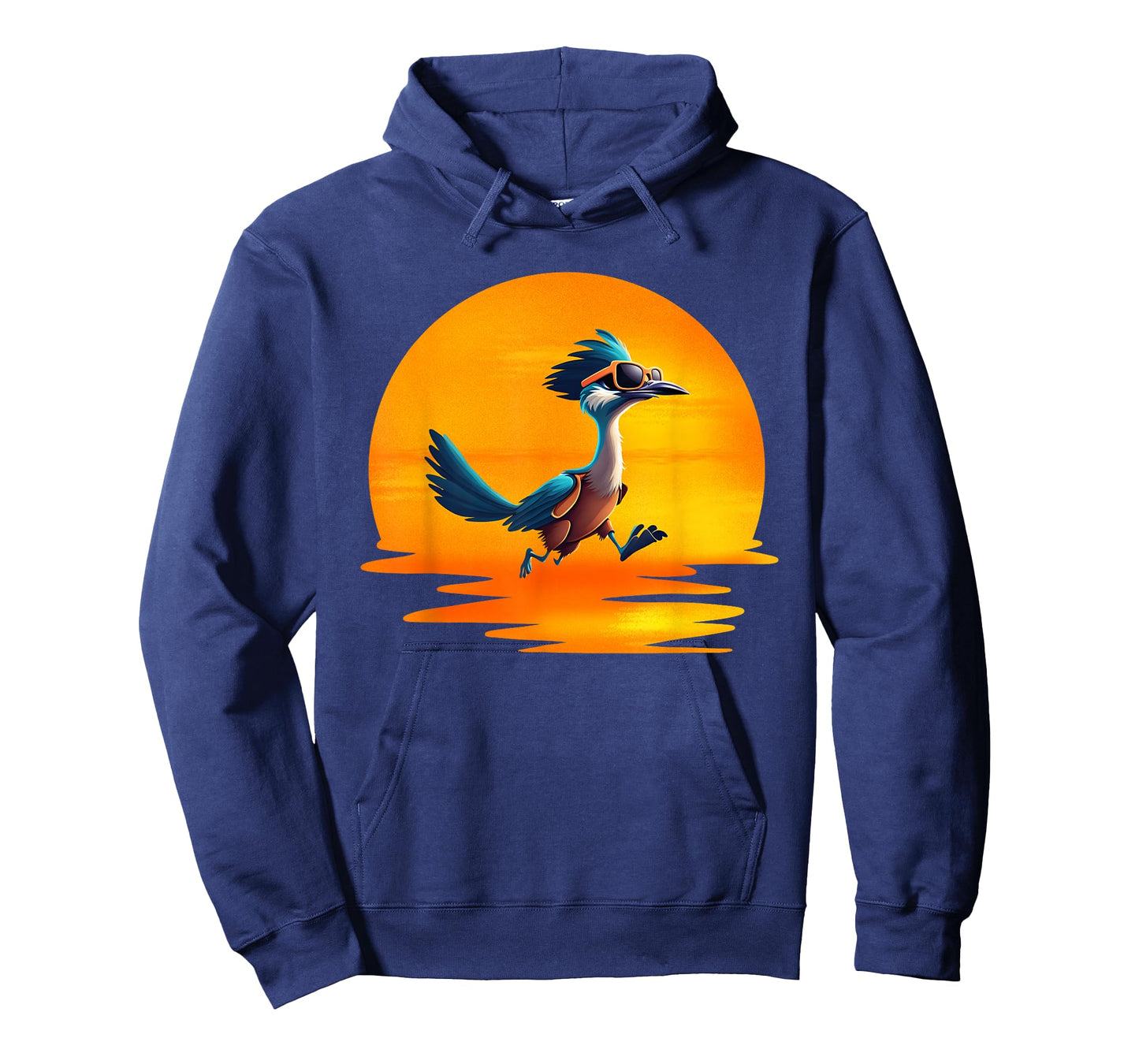 Roadrunner Sunset Fast Bird Running The Roads Sunglasses T-Shirt
