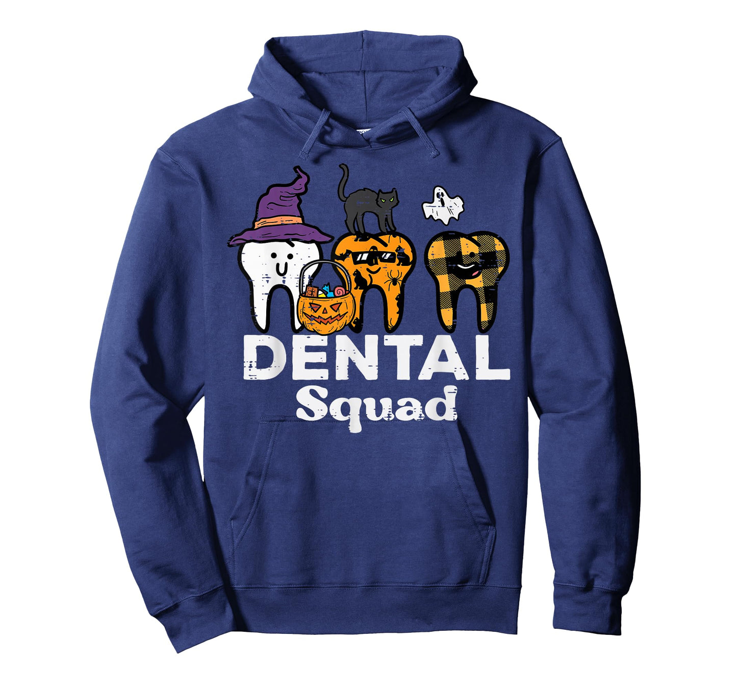 Halloween Dental Squad Teeth Funny Costume Dentist Women Men T-Shirt