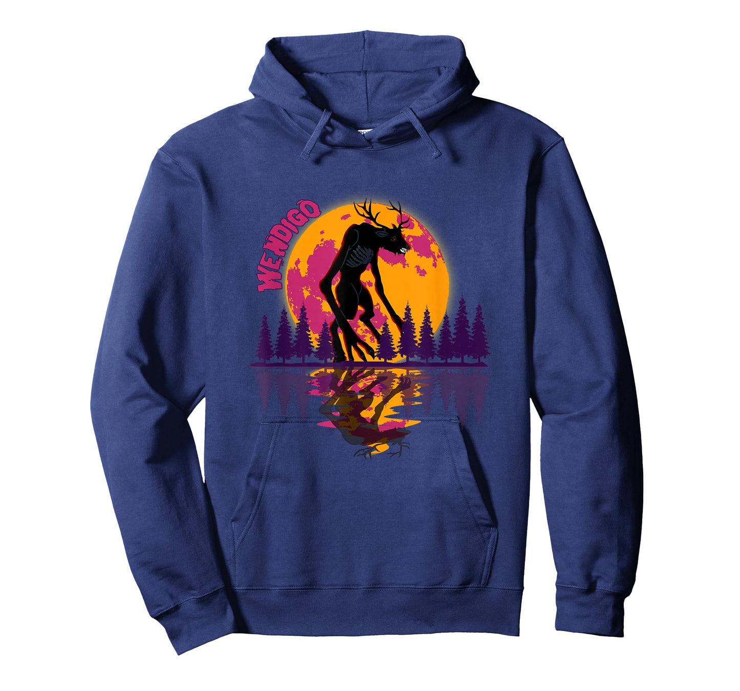 Cryptid Full Moon and Wendigo T-Shirt
