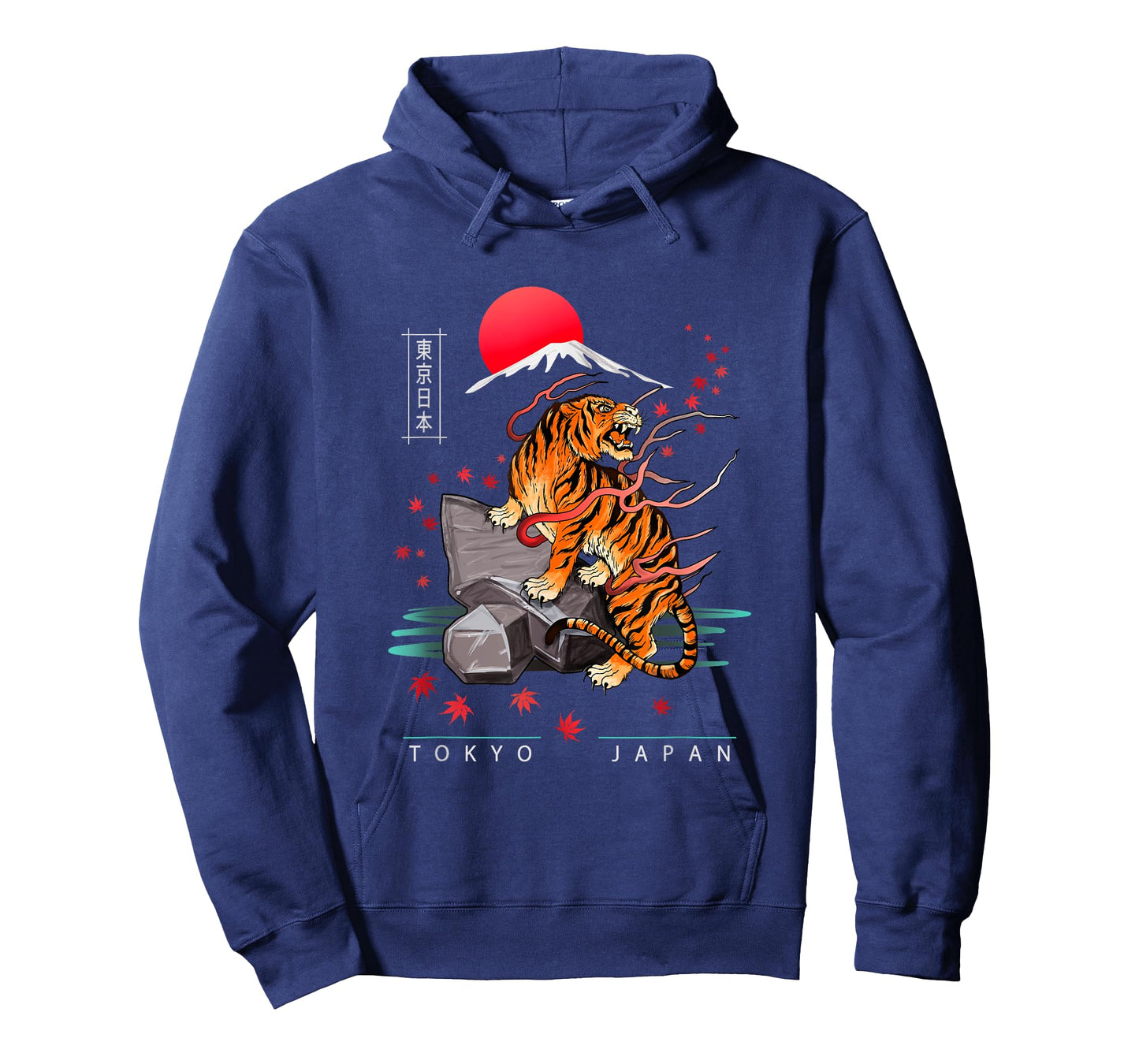 Japanese Tokyo Tiger Asian Zodiac Signs Retro 80โs T-Shirt