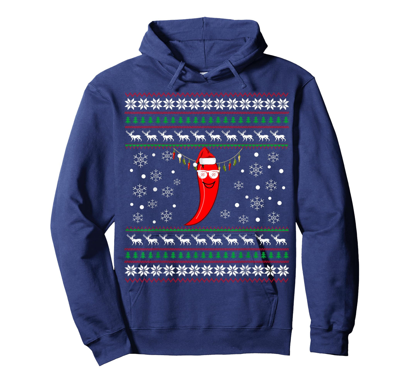 Pepper Chili Christmas Shirt- Chili Ugly Xmas Gift Tee T-Shirt