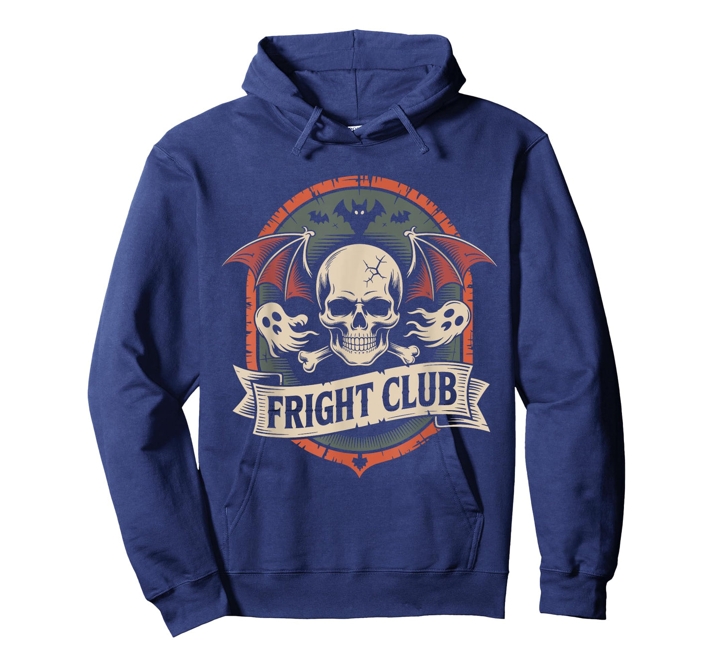 Fright Club Funny Spooky Halloween Skull Outfit T-Shirt