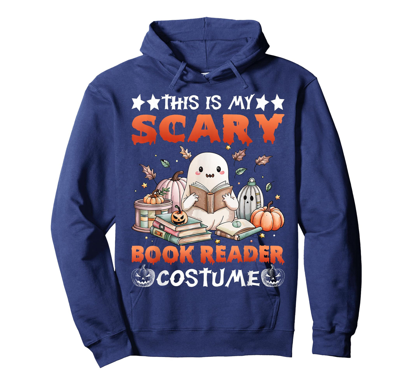 This Is My Scary Book Reader Costume Spooky Ghost Reading T-Shirt