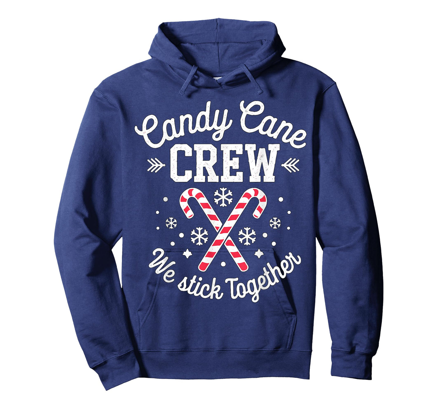 Candy Cane Crew We Stick Together Christmas Costume Xmas T-Shirt
