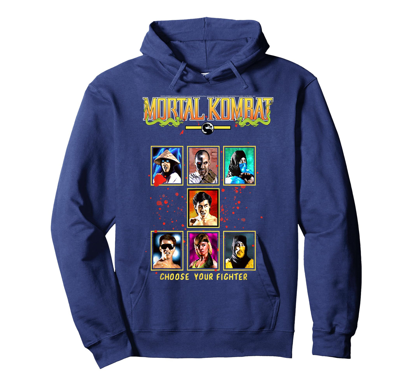 Mortal Kombat Choose Your Fighter Arcade Screen Video Game T-Shirt