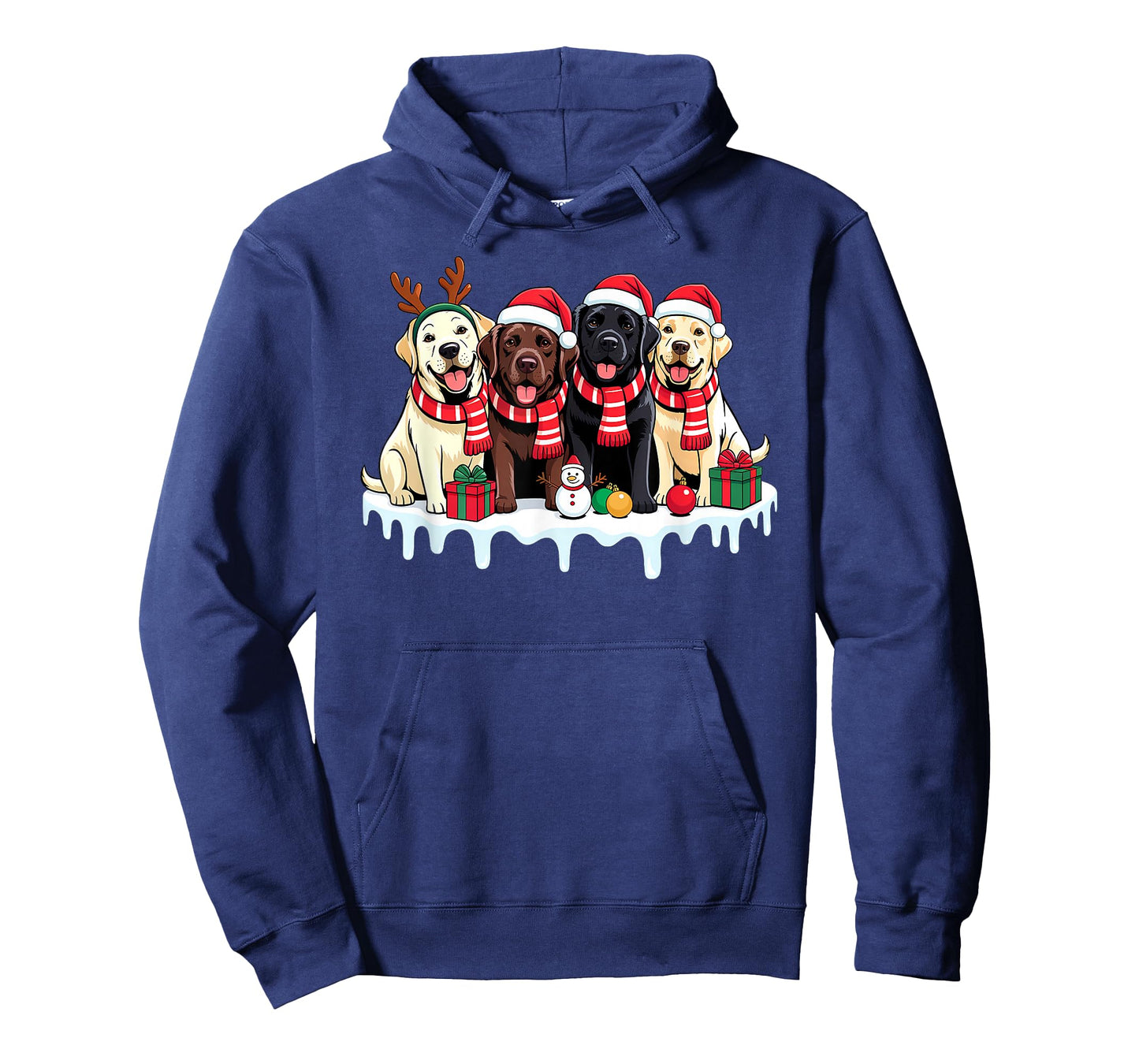 Labrador Dog Christmas Matching Family Pajama Xmas Santa T-Shirt