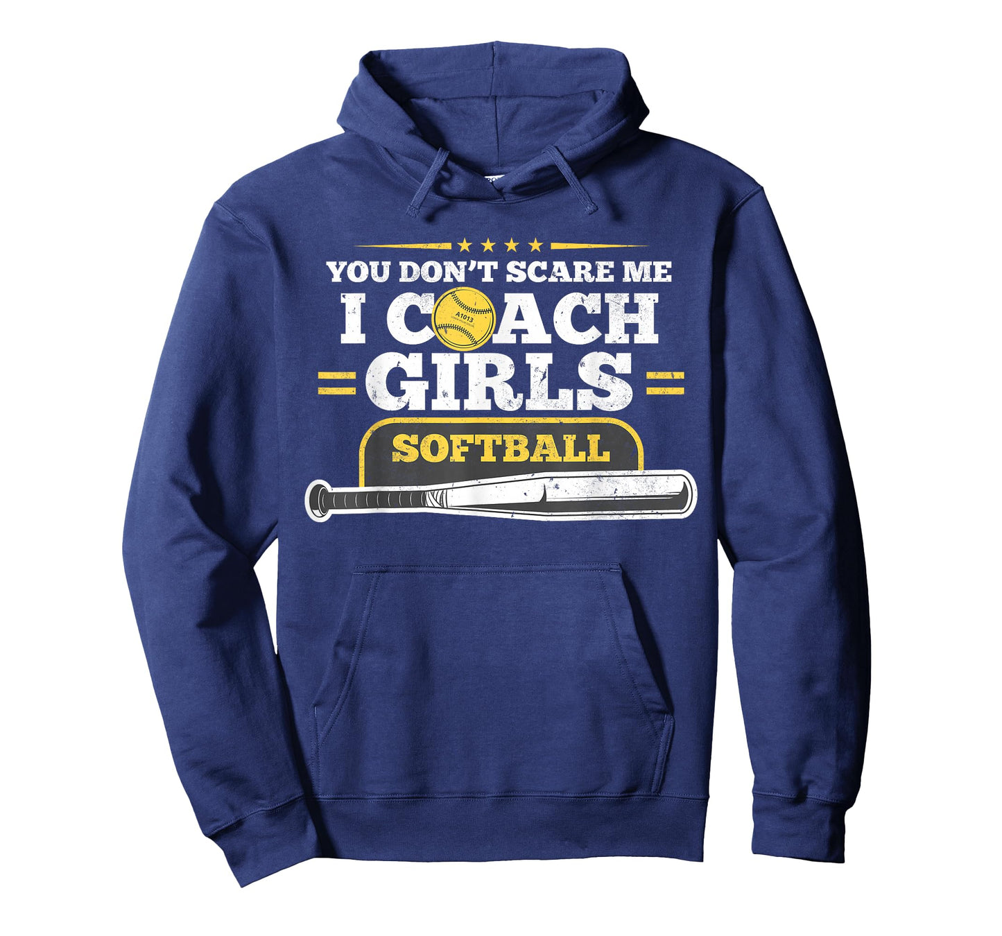 You Don't Scare Me I Coach Girls Softball Gift For Birthday T-Shirt