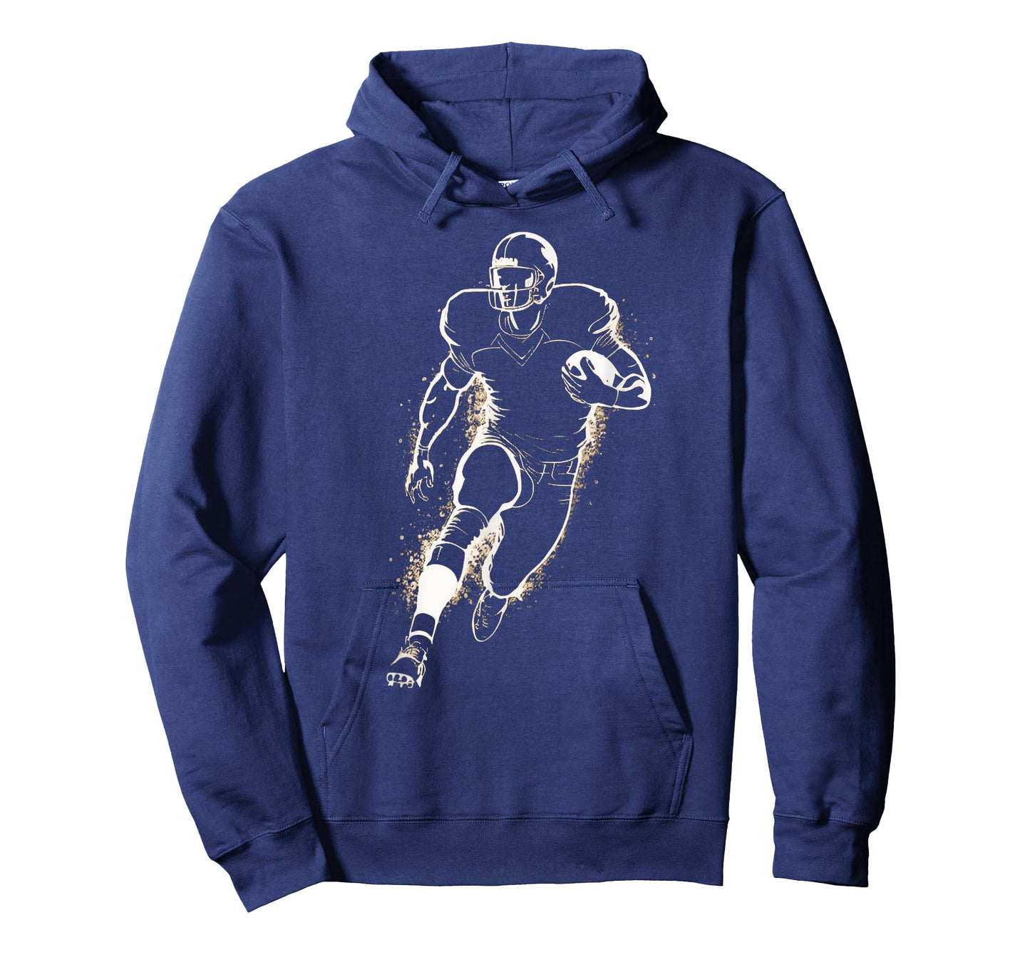 Football Player Action Silhouette Minimal T-Shirt