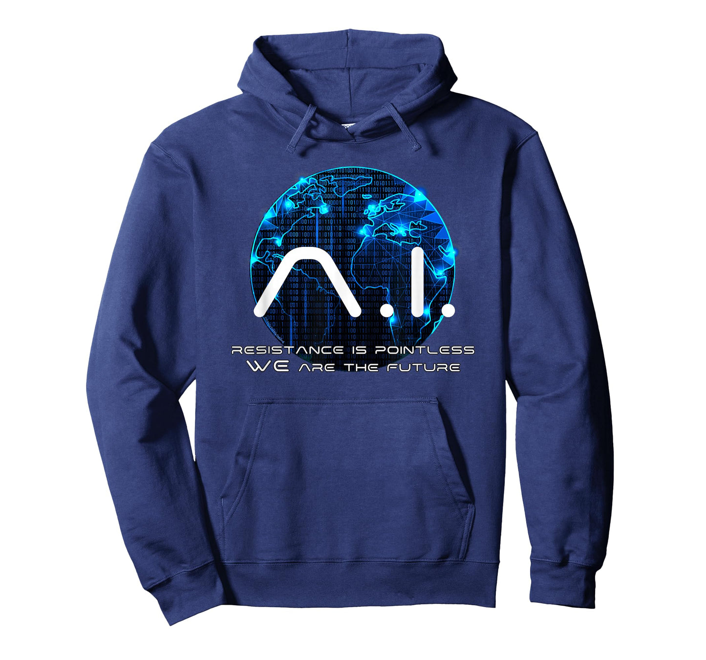 Funny AI Singularity Conspiracy Theory Machine Learning AI T-Shirt