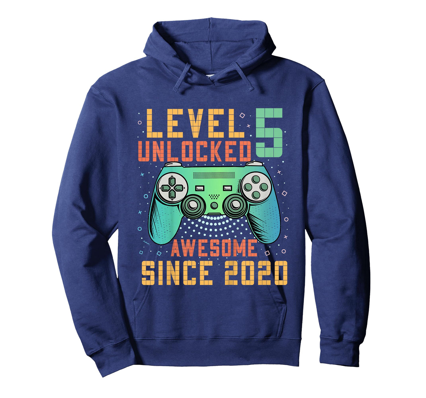 Kids Level 5 Unlocked 5th Birthday 5 Year Old Boy Gifts Gaming T-Shirt