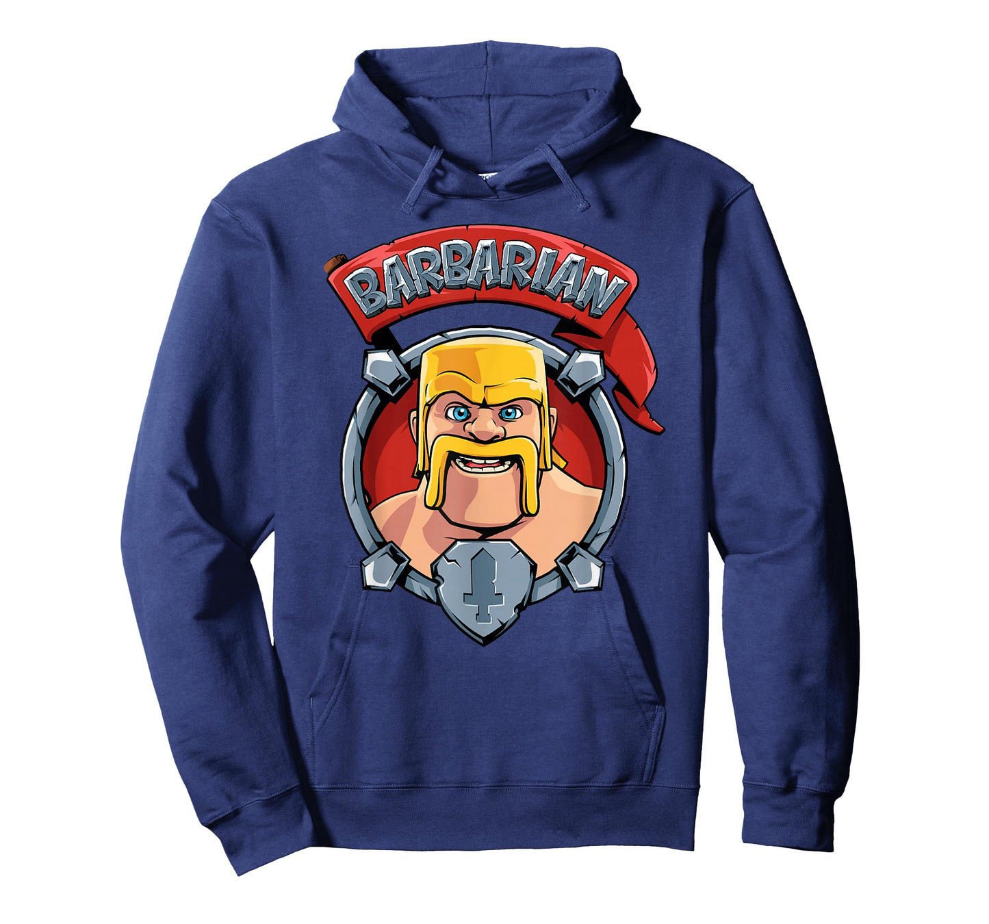 Clash Royale Barbarian Face Retro Portrait T-Shirt