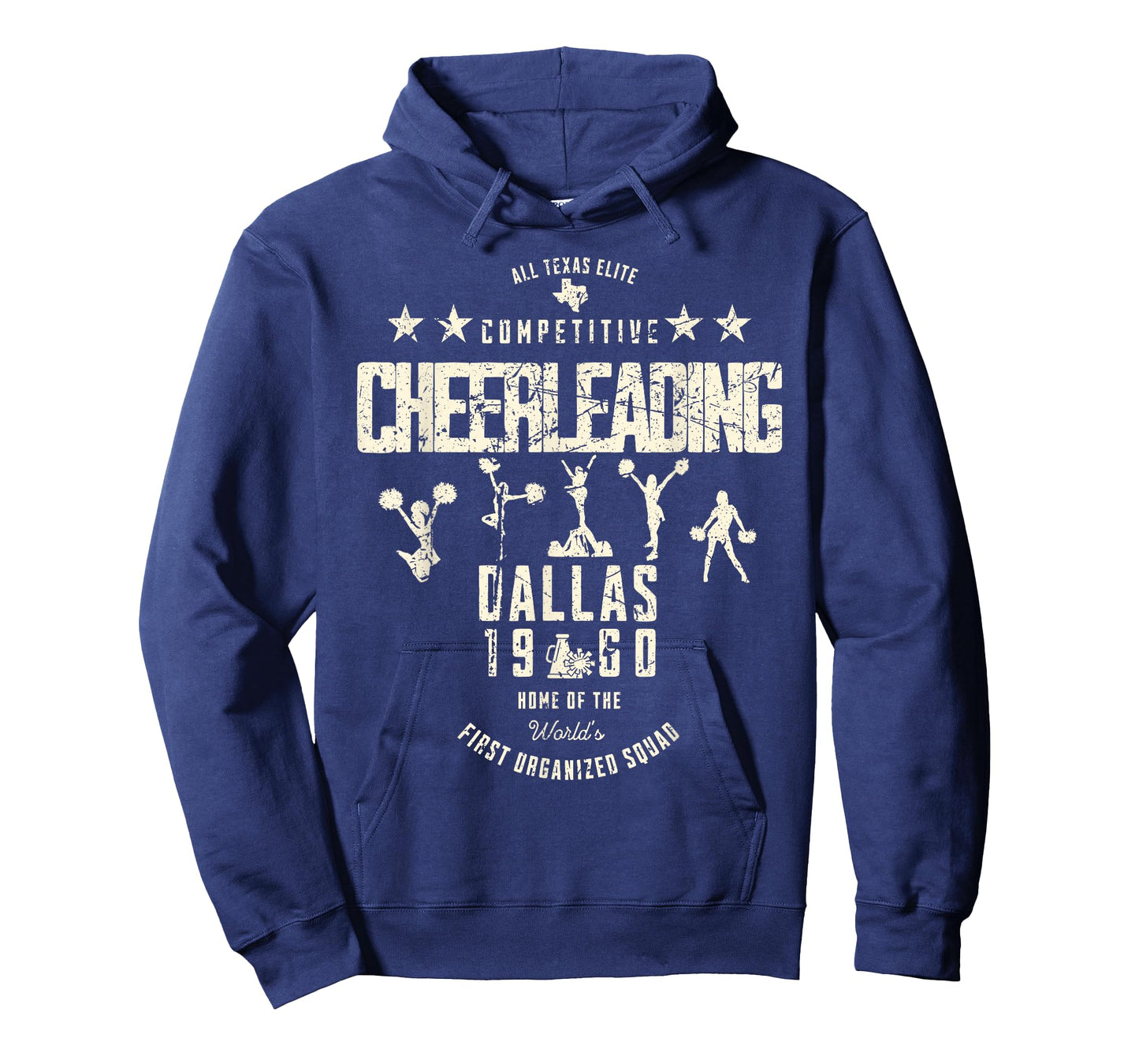 All Texas Elite Competitive Cheerleading Dallas 1960 Vintage T-Shirt