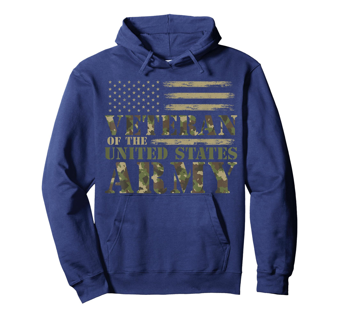 Veteran of The United States Army Camouflage US Flag Veteran T-Shirt