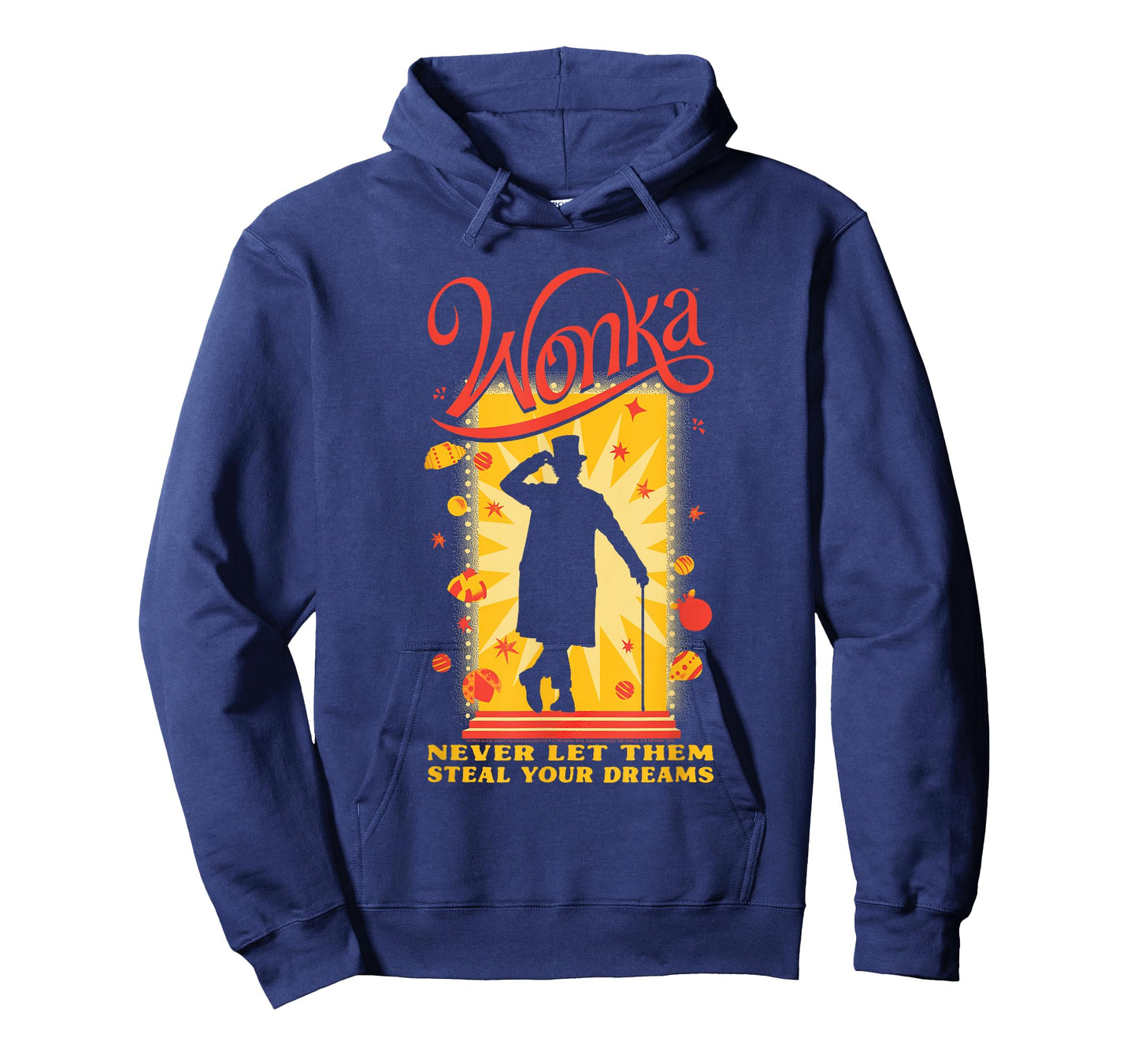 Wonka Movie Wonka Doorway Silhouette T-Shirt
