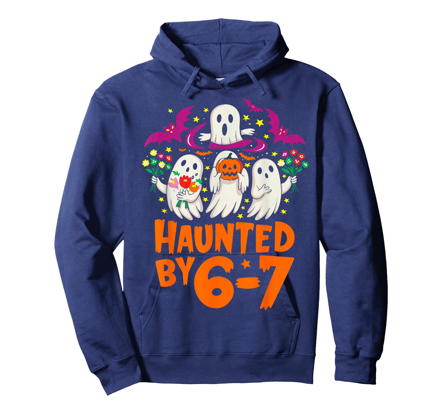 Haunted by 67 Funny Six Seven Meme Spooky Ghost Halloween T-Shirt