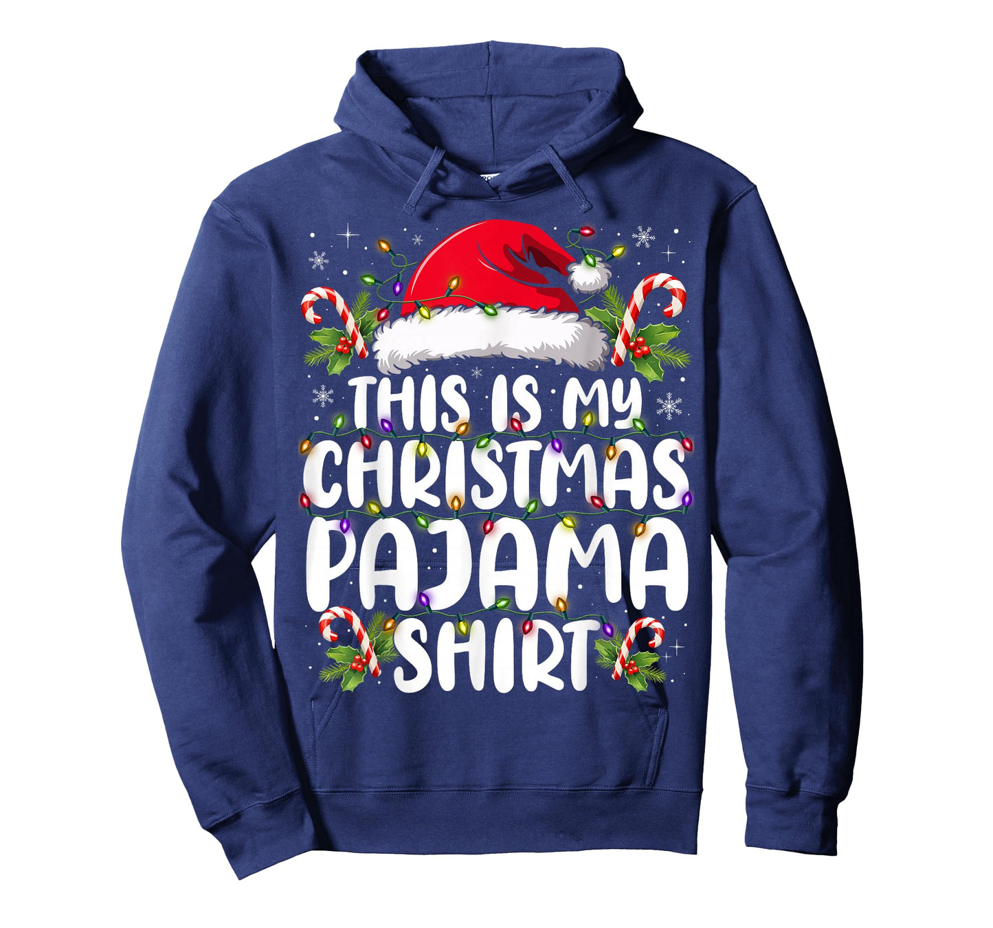 This is My Christmas Pajama Shirt Funny Xmas PJs Men Women T-Shirt