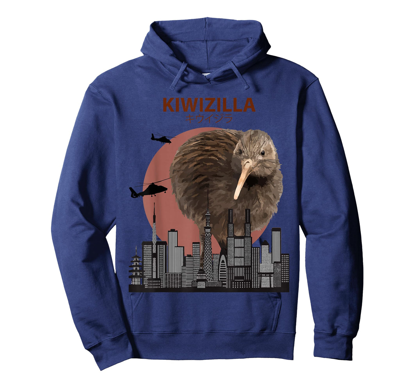 Kiwizilla Funny Kiwi T-Shirt | New Zealand Bird Lovers Gift T-Shirt