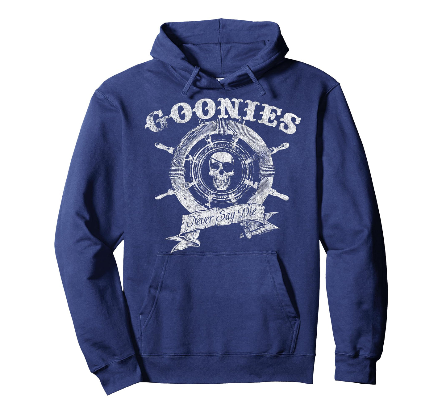 The Goonies Ship Wheel Never Say Die Vintage Movie T-Shirt