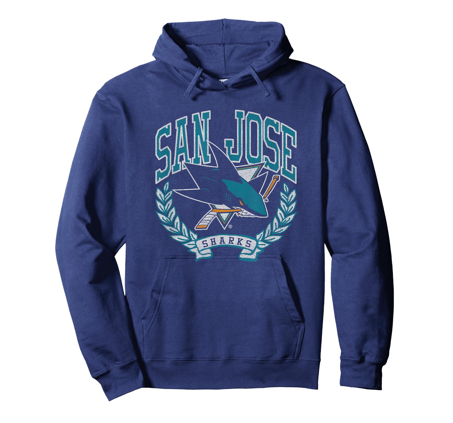 San Jose Sharks Vintage Victory Black Officially Licensed T-Shirt