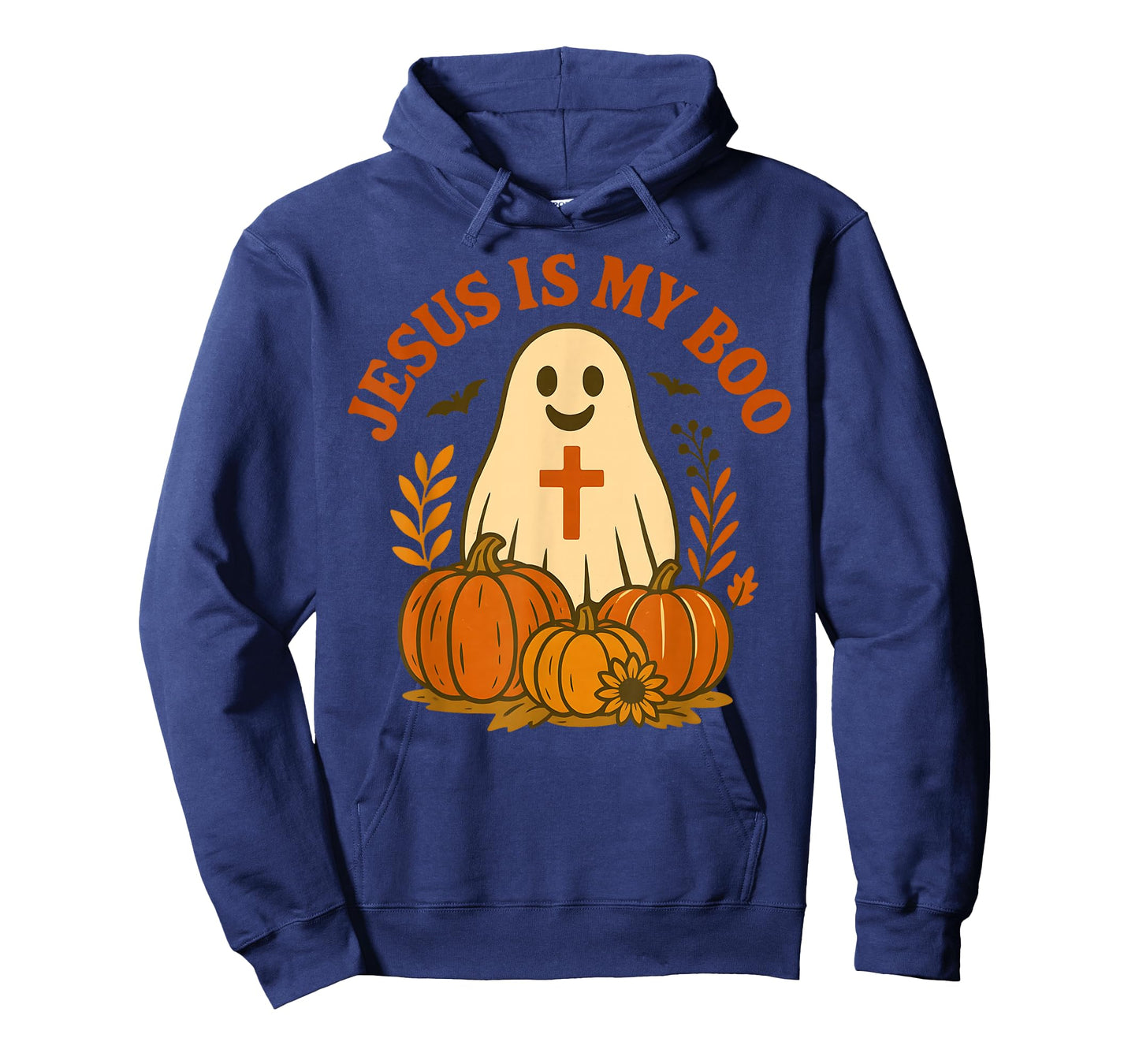 Jesus is My Boo Shirt Cute Christian Ghost Halloween Pumpkin T-Shirt