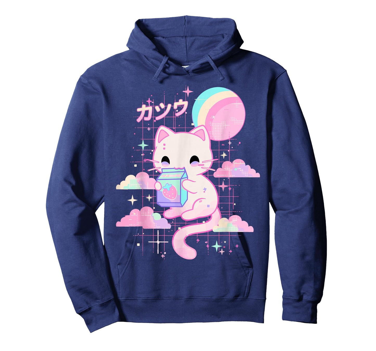 Cat Strawberry Milk Anime 90s Japanese Cat Japan T-Shirt