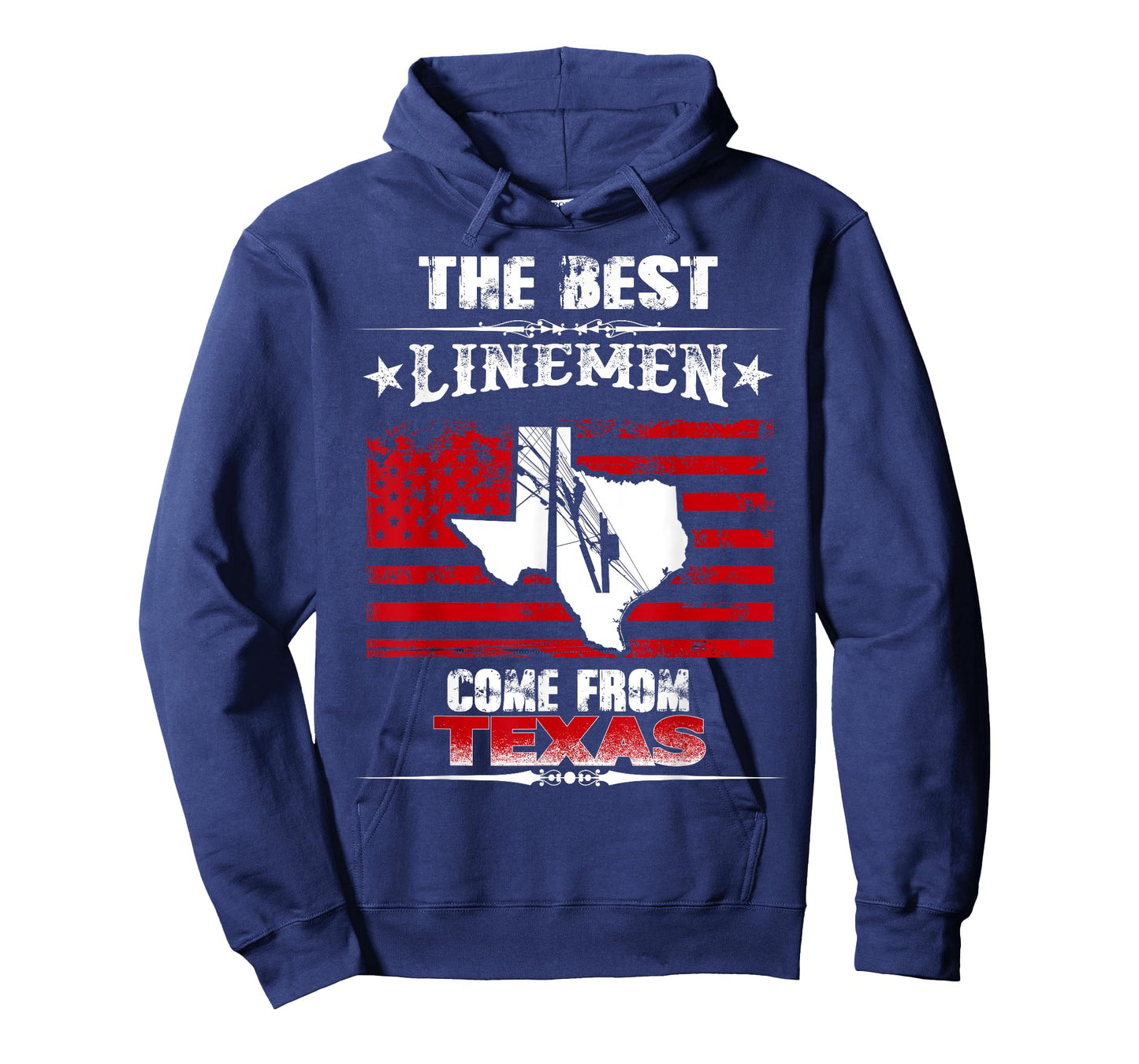 The Best Linemen Come From Texas Lineman T-shirt