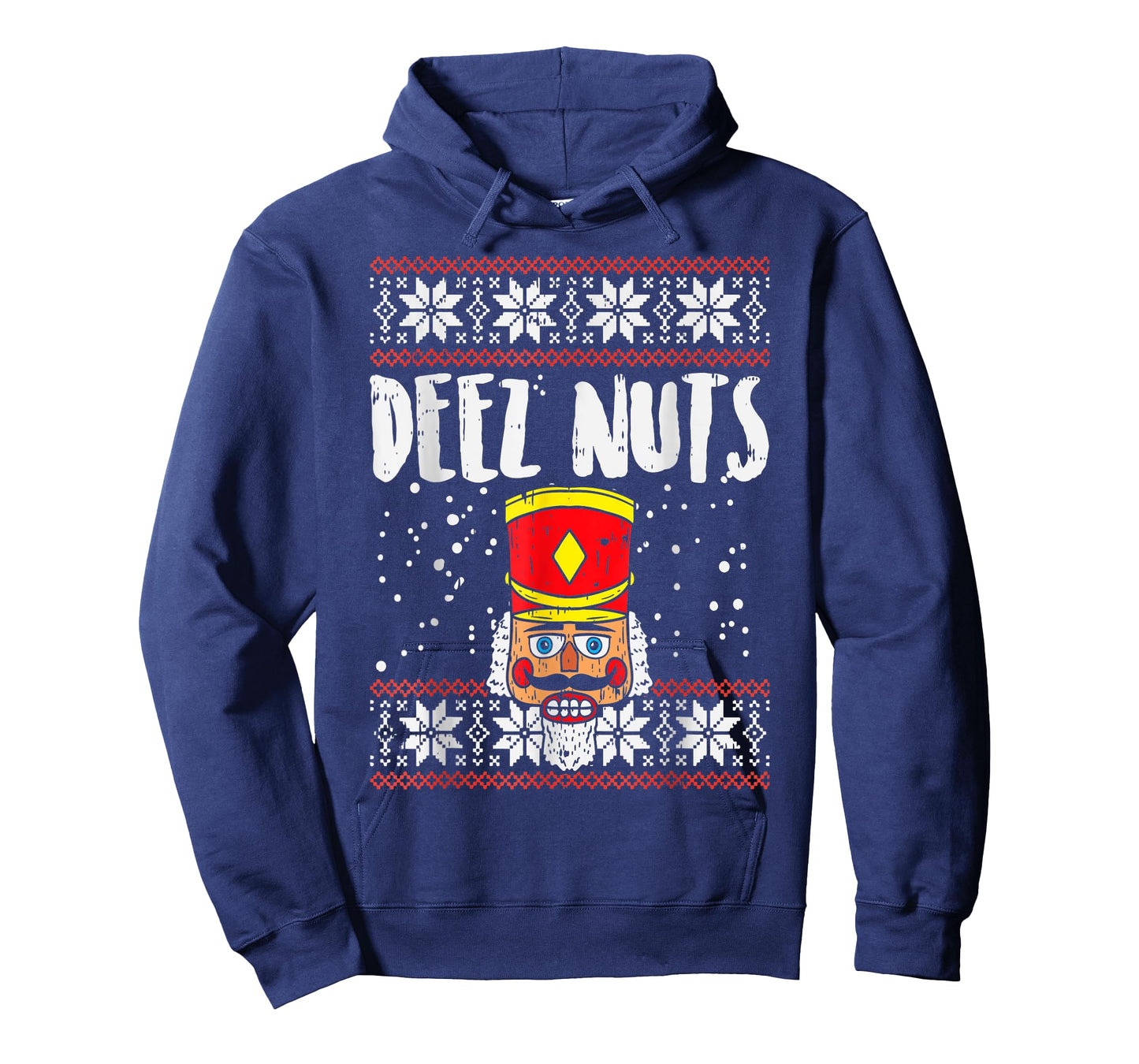 Deez Nuts Nutcracker Funny Ugly Christmas Sweater Meme Gift T-Shirt