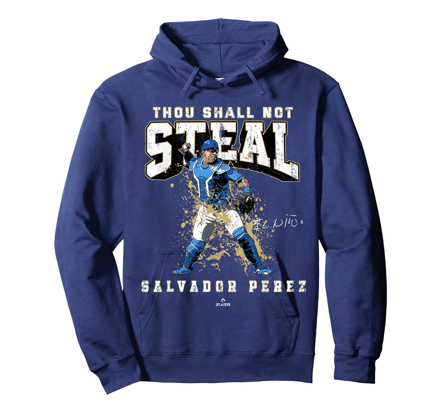 Thou Shall Not Steal Salvador Perez Kansas City MLBPA T-Shirt