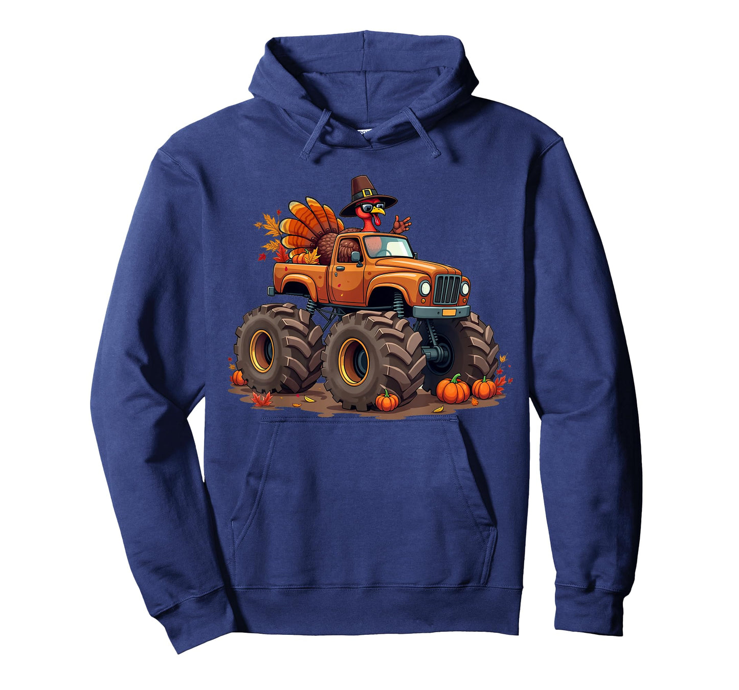 Thanksgiving Turkey Monster Truck youth Boys Kids toddlers T-Shirt