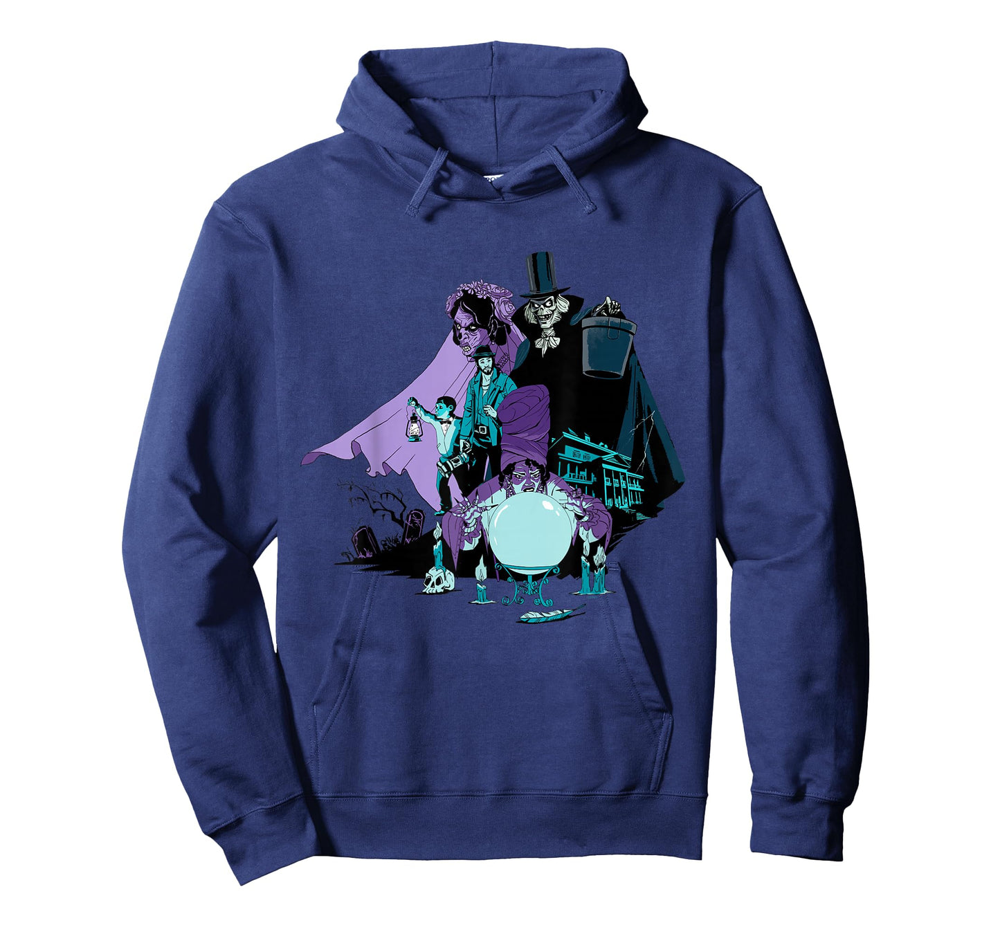 Disney Haunted Mansion Movie Hatbox Ghost Bride Harriet Ben T-Shirt