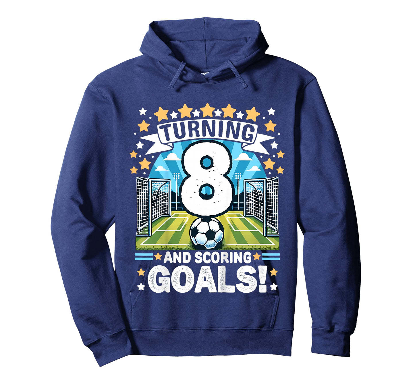 Turning 8 Soccer Birthday 8 Years Football 8th Soccer Player T-Shirt