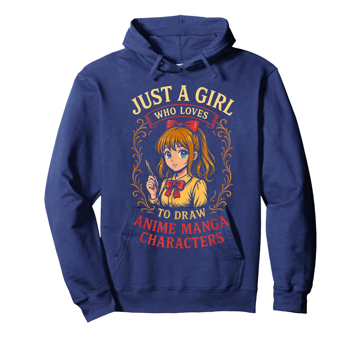Just a Girl Who Loves to Draw Anime Manga Characters T-Shirt