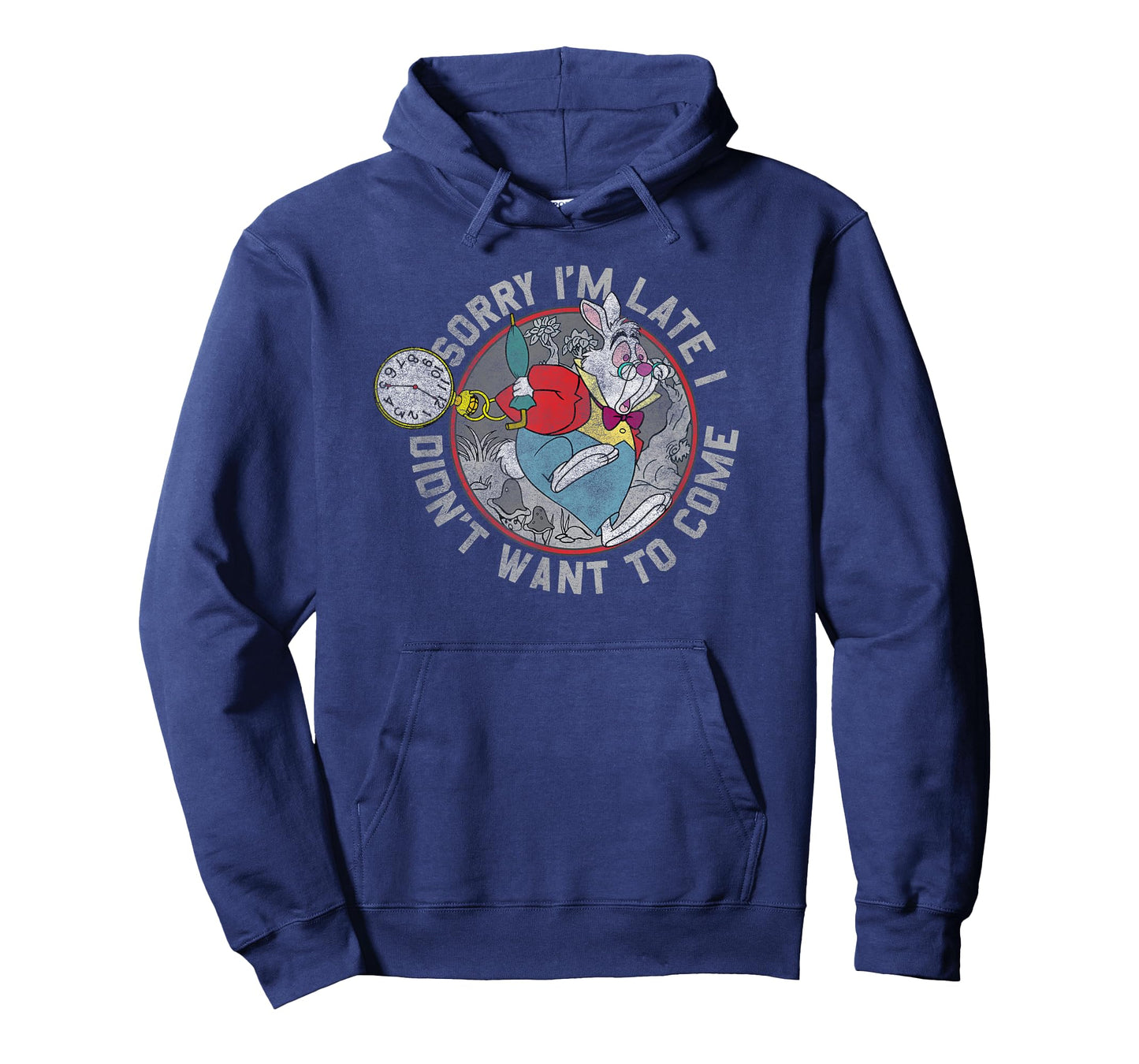 Disney Alice in Wonderland White Rabbit Sorry I Am Late T-Shirt
