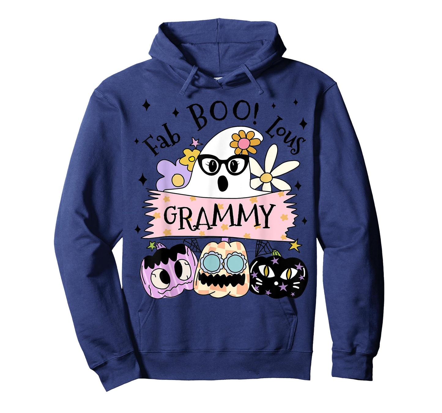 Cute Ghost Fab Boo Lous Grammy Spooky Halloween Costume T-Shirt
