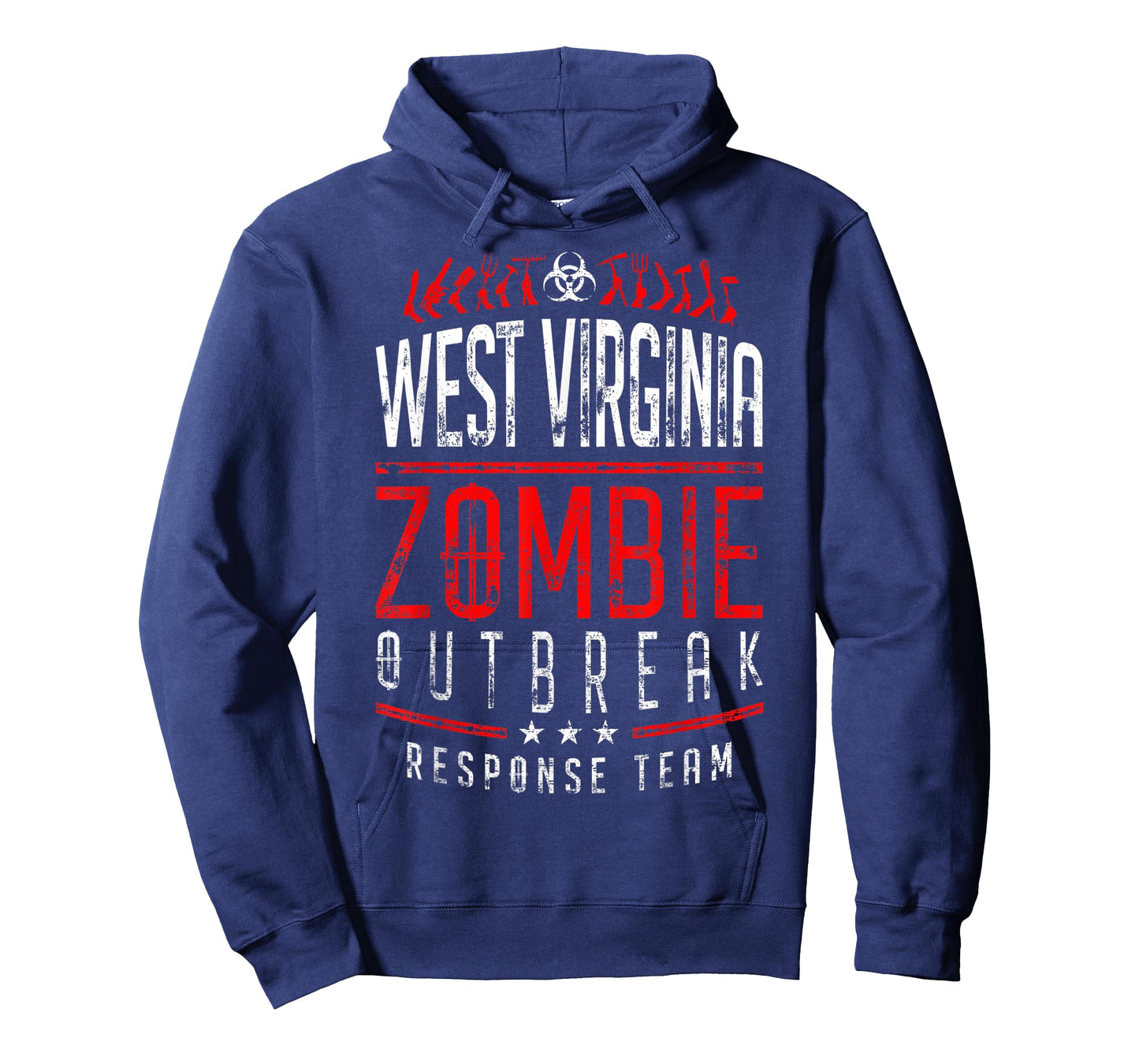 West Virginia Zombie Outbreak Response Team Halloween T-Shirt