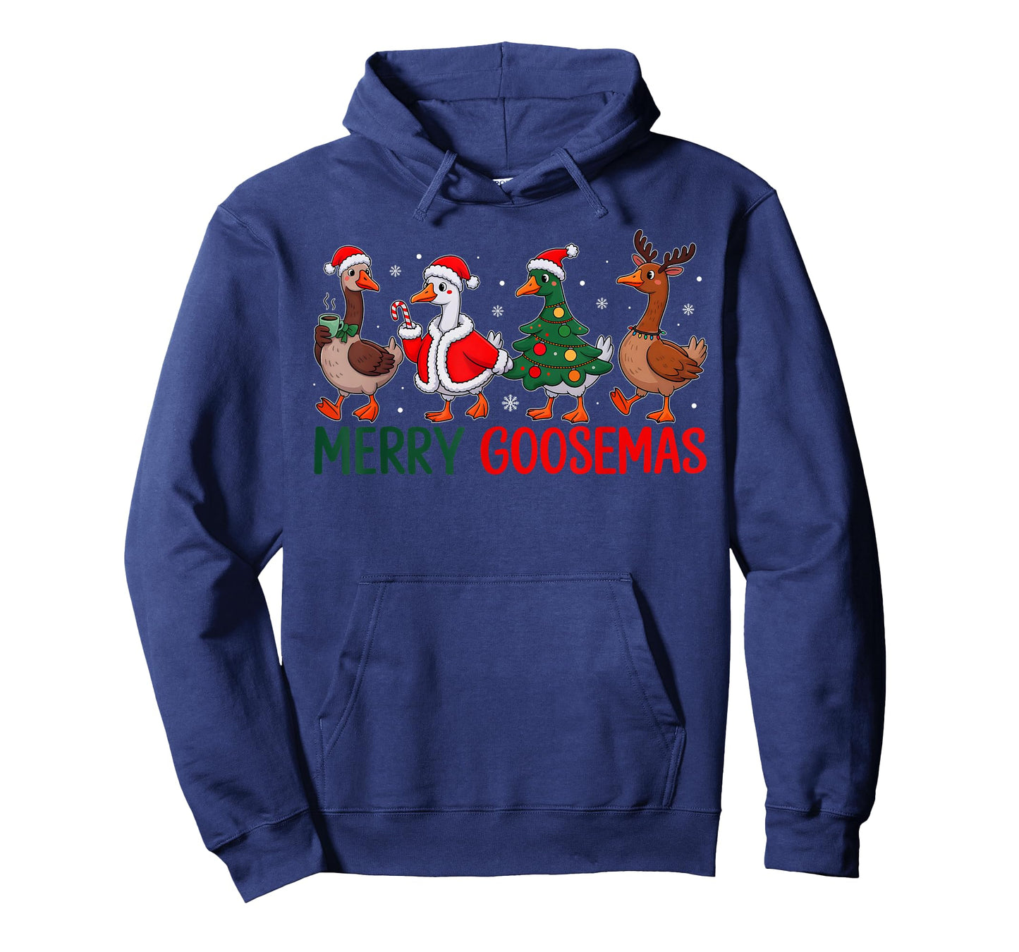 Merry Goosemas Christmas Goose Funny Xmas Family Men Women T-Shirt