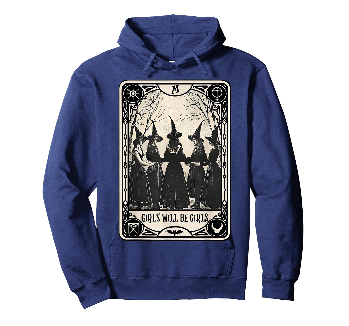 Girl Will Be Girls Witch Witchy Spooky Season Halloween T-Shirt