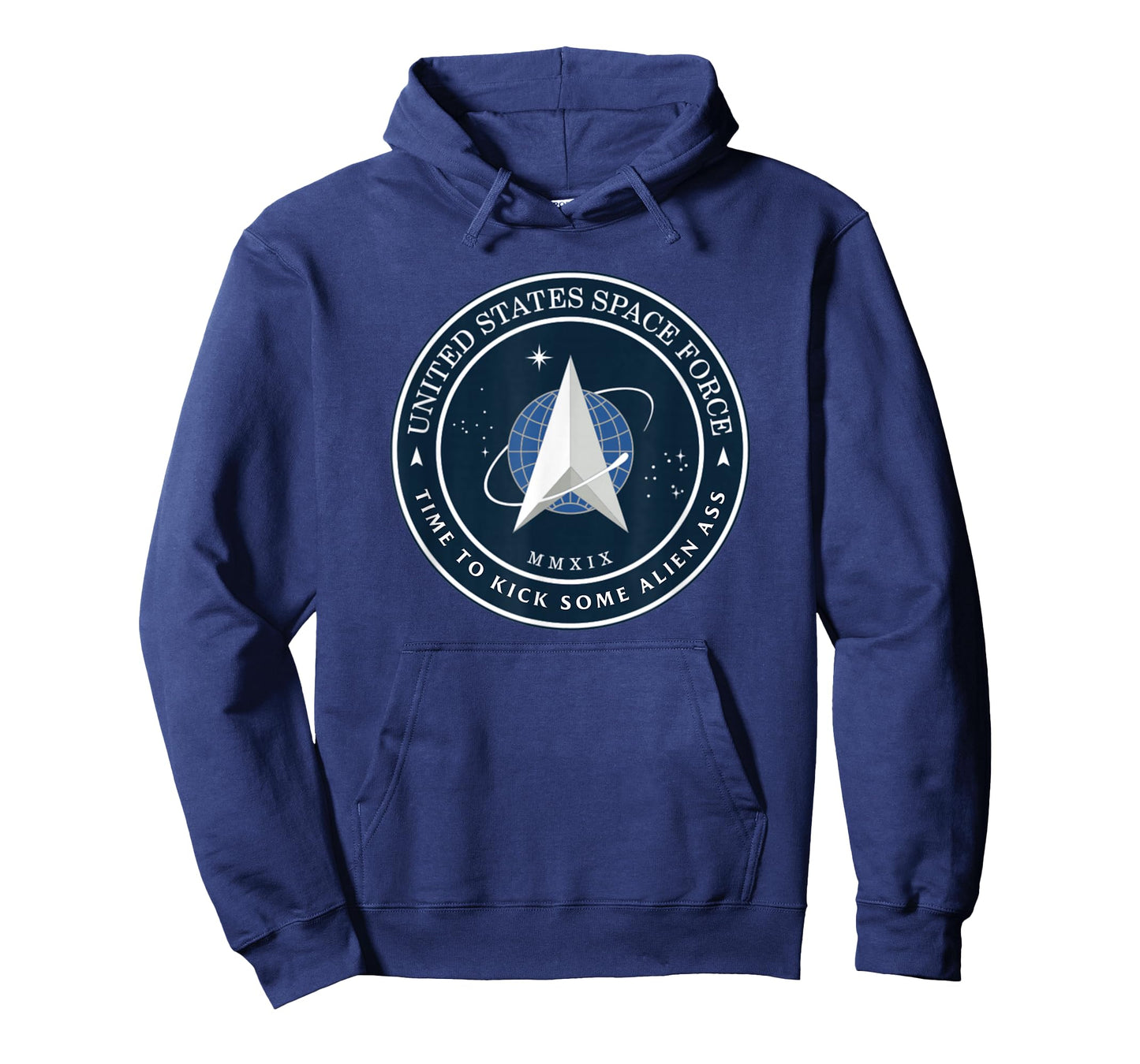 United States Space Force Logo Time To Kick Some Alien Ass T-Shirt