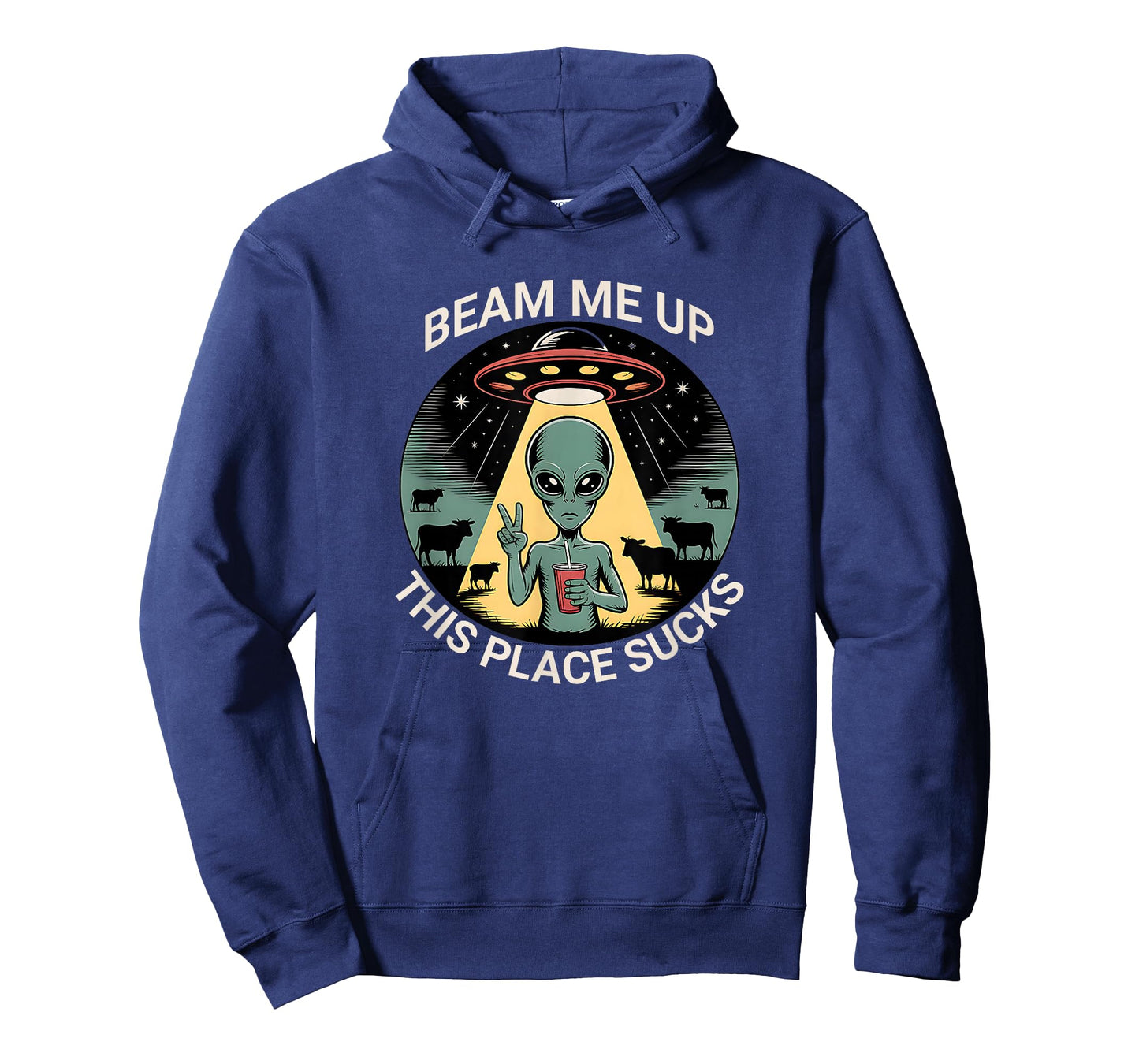 Funny Alien Beam Me Up This Place Sucks T-Shirt