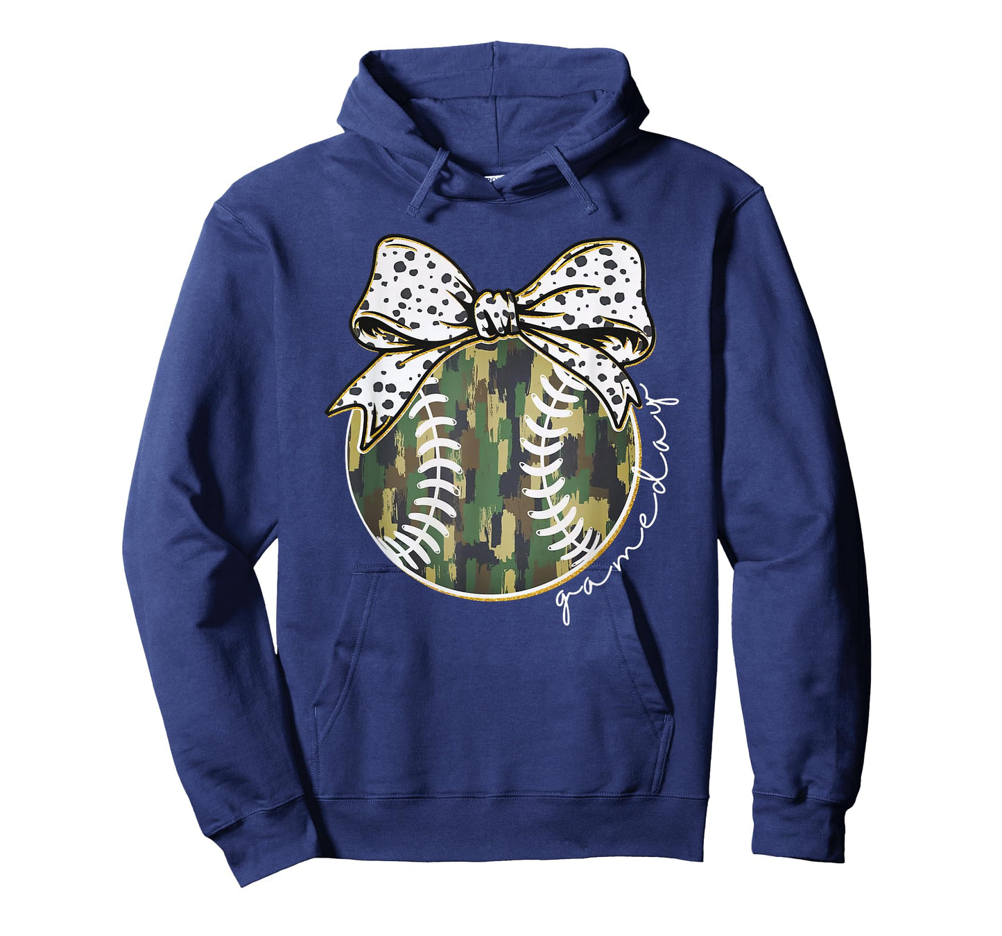 Camouflage Baseball Coquette Game Day Baseball Mama Women T-Shirt