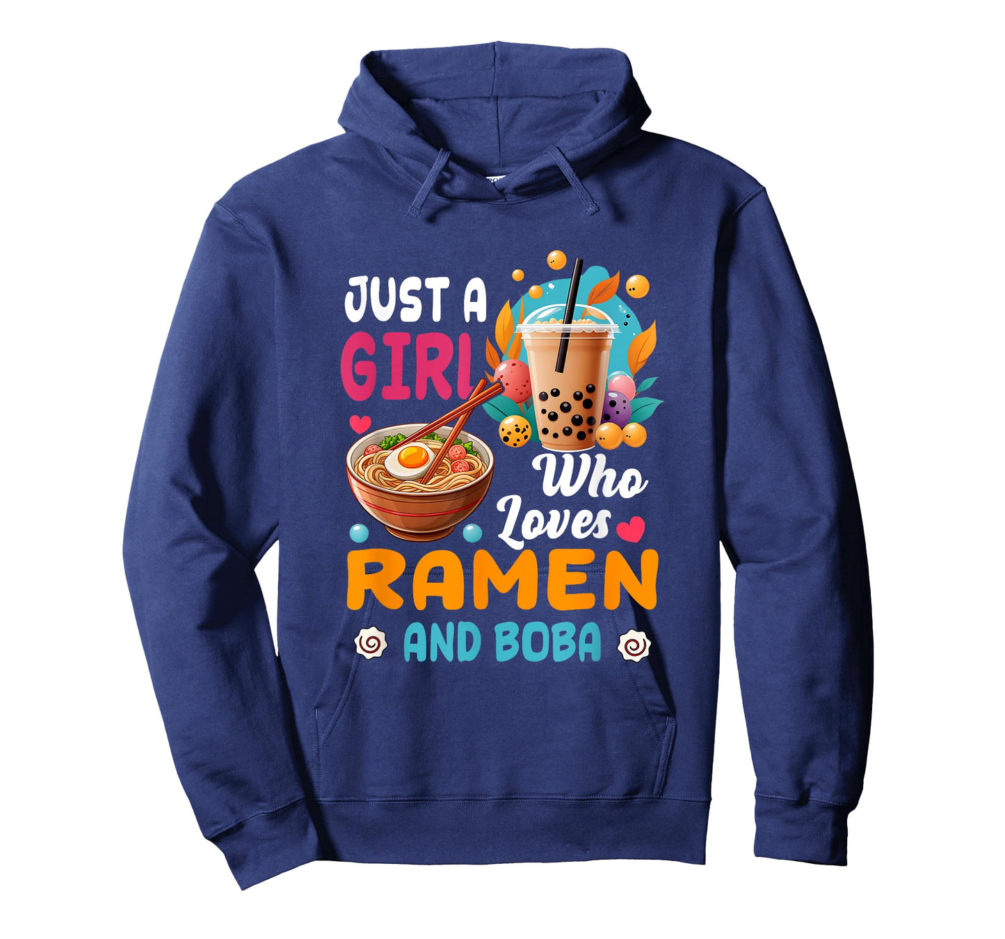 Just Girl Who Loves Ramen And Boba Bubble Tea Japanese T-Shirt